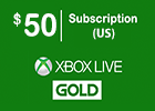 Xbox Live $50 Gift Card  (US Store Works in USA Only)