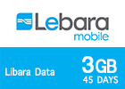 Lebara Data 3 GB 45days