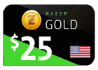 Razer Gold - $25 (US Store)