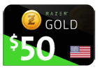 Razer Gold - $50 (US Store)