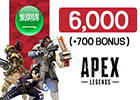 بطاقة أبيكس ليجندز - 6000 + 700 بونص (المتجر السعودي)