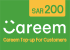 Careem Top-up Voucher for Customers SAR200
