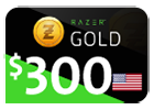 Razer Gold - $300 (US Store)