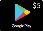 Google Play $5 (US Store Works in USA Only)