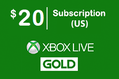 Xbox Live $20 Gift Card (US Store Works in USA Only)