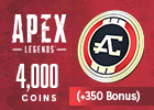 Apex Legends - 4,000 Coins + 350 Bonus (UAE Store)
