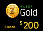 بطاقة ريزر جولد - 200 دولار (عالمي)