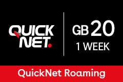 QuickNet Roaming - 20 GB for 1 Week