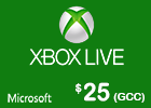 Microsoft Xbox Live -- $25 (GCC Store Works in GCC Only)