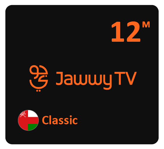 Jawwy TV Classic 12 months subscription- Oman Store